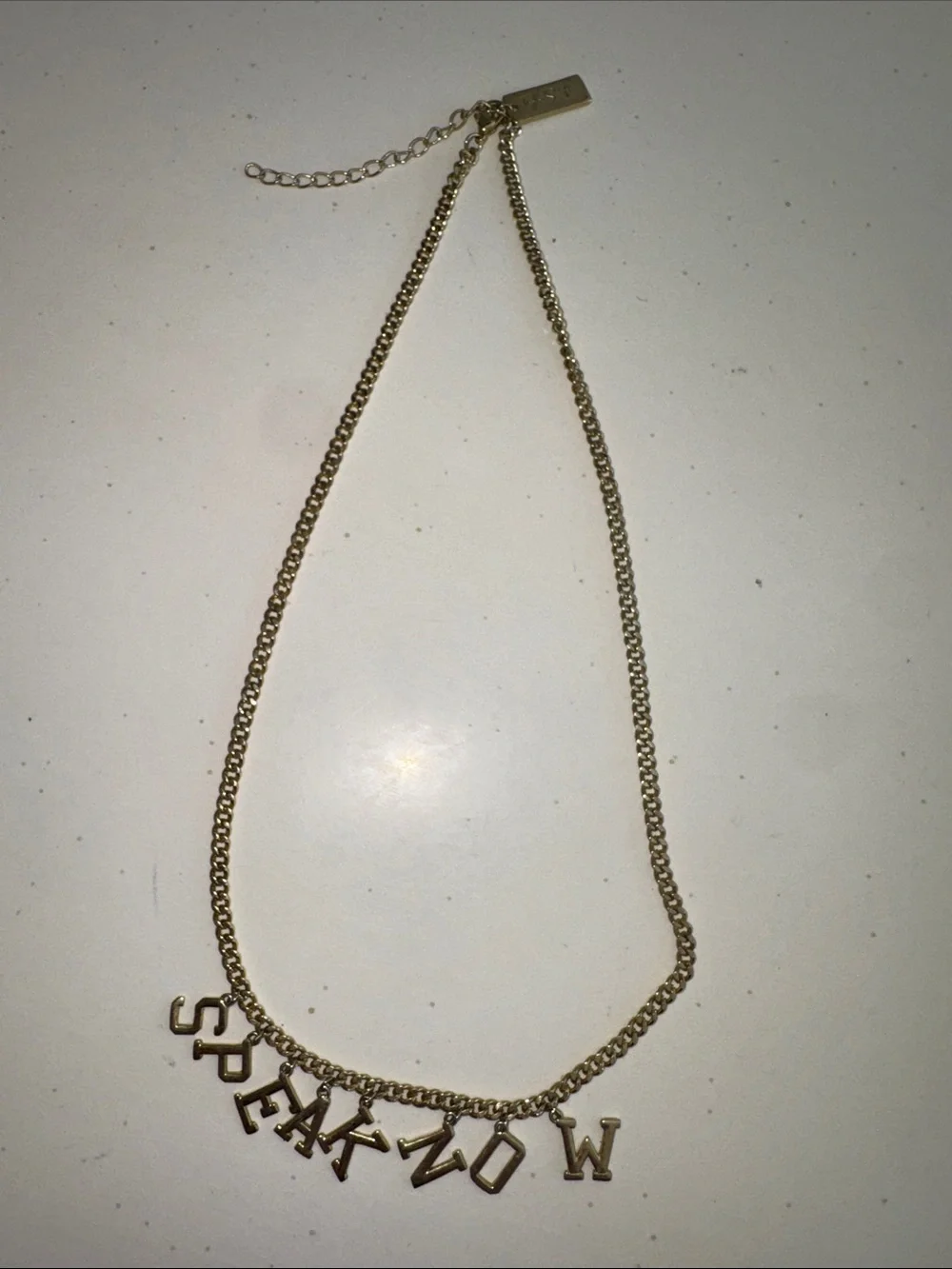 Taylor Swift Speak Now Necklace